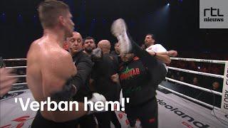 Rico Verhoeven moet trap Ben Saddik ontwijken