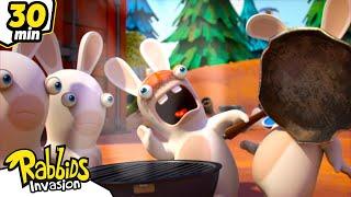 30 Min Compilation The Rabbids are Back  RABBIDS INVASION   Cartoon For Kids  Animaj Kids