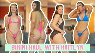 BIKINI TRY ON HAUL WITH KAITLYN