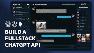 Build a Chat App with NEW ChatGPT API  Full stack React Redux Toolkit Node OpenAI