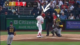 Rigged ritual Bryce Harper no swing at bat vs Milwaukee Brewers  it can’t get no clearer than this