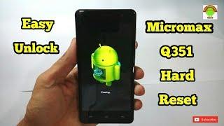 Micromax Q351 Hard Reset Pattern Lock Pin CodePasswordG-mailGoogle  All Lock Remove Solution