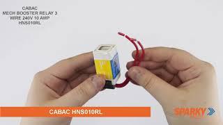 Cabac - Mech Booster Relay 3 Wire 240v 10 Amp HNS010RL