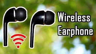 How to make wireless earphones at home