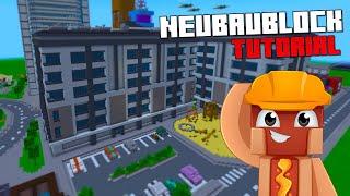 Wir bauen einen Neubaublock in Minecraft  Wohnen für wenig Geld