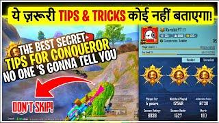 Best Conqueror Tips & Tricks On YouTube  All Secret Tips To Survive in a Conqueror Lobby