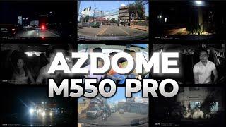AZDOME M550 Pro 3 Channels 4K Dash Cam Installed  Video Quality  Night Vision