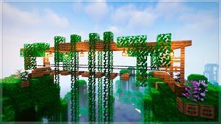 How to Build a Hanging Bridge in Minecraft 1.21