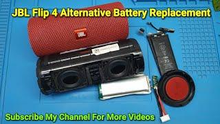 JBL Flip 4 Bluetooth Speaker  Repair  Disassembly  Alternative Battery Replacement