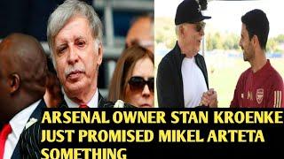 HOT NEWSArsenal owner Stan Kroenke gives green light to MIKEL Arteta just now watch and subscribe