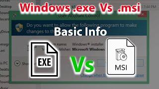 EXE VS MSI  IN TAMIL  What is EXE?  What is MXE?