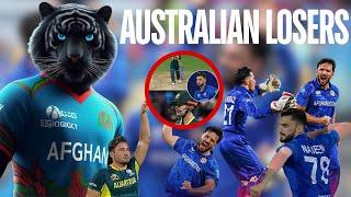 Afghanistan Beat Losers Australian Team by 21 Runs  The Afghan team made history against Ausis