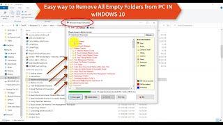 Remove empty folders