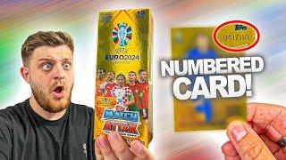 I GOT A *RARE* NUMBERED CARD  Match Attax Euro 2024 - GOLDEN GLORY Box Break Exclusive Cards