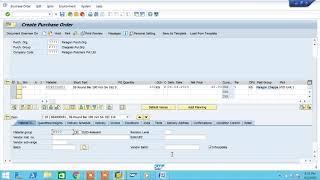 Create inbound delivery with reference to purchase Order sap mm