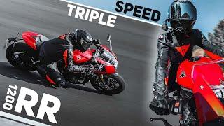 TRIUMPH SPEED TRIPLE 1200 RR 2022 - MON ESSAI 