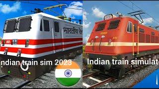 gameplay indian train sim 2023 and indian train simulater which is your favorite indian train game ?