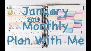Plan With Me   January Monthly