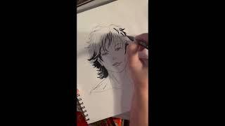 Baki Hanma sketch tutorial speed run