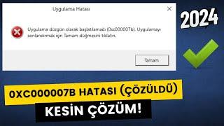 0xc00007b Hatası Çözümü - Kesin Çözüm 2024  PES FIFA GTA 5