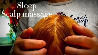  ASMR  Sleep Recovery soothing hair brushing & scalp massage  