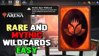 How to get rare and mythic wildcards fast and easy in Magic Arena