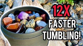 Finish Rock Tumbling 12x Faster