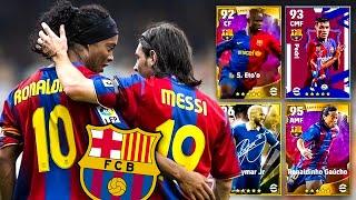 Using the BEST EVER squad in eFOOTBALL 2022 Barcelona Past and Present
