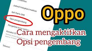 cara mengaktifkan opsi pengembang oppo A16