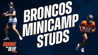 Bo Nix leads Broncos offensive standouts from minicamp  Orange and Blue Today broncos news