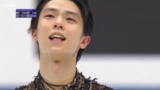 2019 Worlds Yuzuru Hanyu FS — Origin BBC commentary