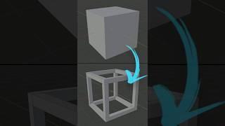 How to make Hollow Cube in Blender #blender #b3d #cgian