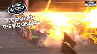 2021 Daytona 500 The Big One Crash #2 All The Angles