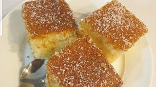 Semolina Cake with Syrup Recipe کیک شربت دار آرد سوجی آسان وخوشمزه