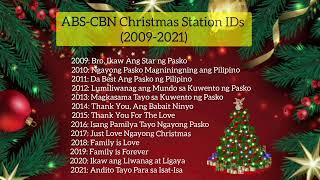ABS-CBN Christmas Station IDs 2009-2021 