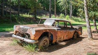 Exploring an Abandoned 1950s NASCAR Speedway - Found old stock cars left behind