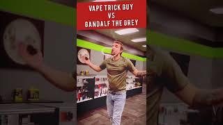 Vaper Trickser or Gandalf? Who won? #Shorts #Comedy #Edit #Gandalf #VapeTricks #LOTR #Vape #Tolkien