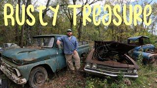 JUNKYARD EXPLORATION - EPIC HOARD OF RUSTY CLASSIC CARS