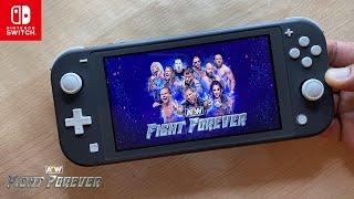 AEW Fight Forever Nintendo Switch Lite Gameplay