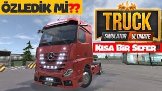 ÖZLEDİK Mİ??  KISA BİR TANKER DORSE TESLİMATI  TRUCK SIMULATOR ULTIMATE 