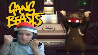 Кулачные бои это не шутка в Gang Beasts. Зомби Нарезки