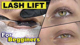 EYELASH LIFT TUTORIAL  lash lift tips and triks for begginers  full procedure