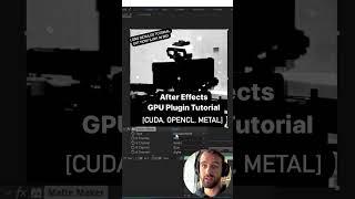 How to make GPU plugins for After Effects CUDA OpenCL Metal #aescripts #aftereffects #aesdk