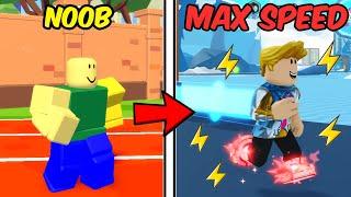 Running At 1000000 Speed in Roblox Speed Heroes