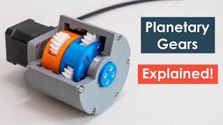 How Planetary Gears Work  3D Printed Planetary Gearbox Design and Test