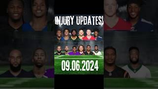 Fantasy Football Injury Updates #underdogfantasy #draftkings #nfl #football #fantasyfootball #espn