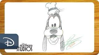 How-To Draw Goofy  Disneys Hollywood Studios