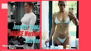 Jennifer Lopez SAVAGE Workout  She will Stay Young Forever