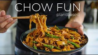 HAVE FUN chowing down this QUICK Chinese Veggie Chow Fun Recipe