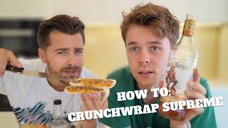 2 daddies making crunchwrap supremes  dommy d & harrison webb